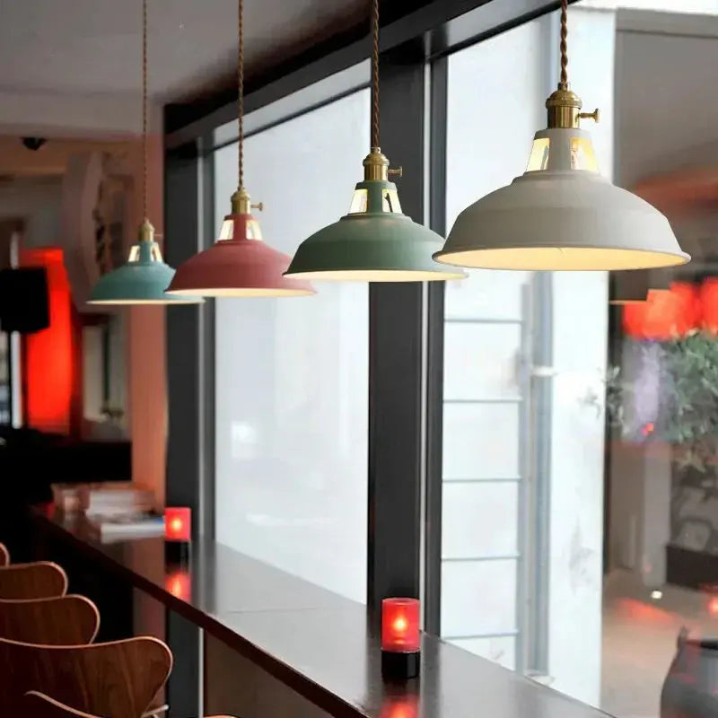 Colorful Vintage Hanging Pendant Lamp LuminousLivingStyle