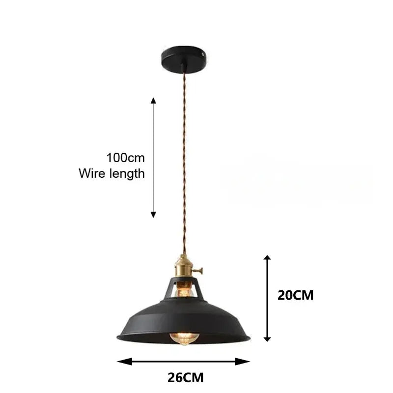 Colorful Vintage Hanging Pendant Lamp LuminousLivingStyle