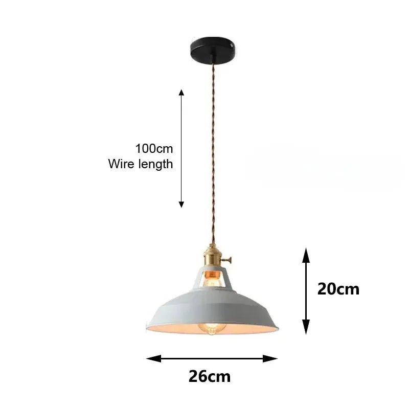 Colorful Vintage Hanging Pendant Lamp LuminousLivingStyle