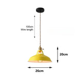 Colorful Vintage Hanging Pendant Lamp LuminousLivingStyle
