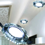 Elegant Crystal Led Ceiling Lamp LuminousLivingStyle