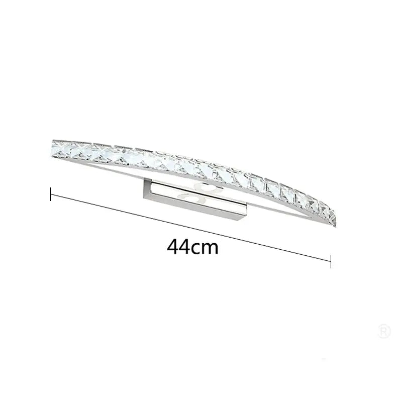 Elegant Crystal Led Mirror Light LuminousLivingStyle