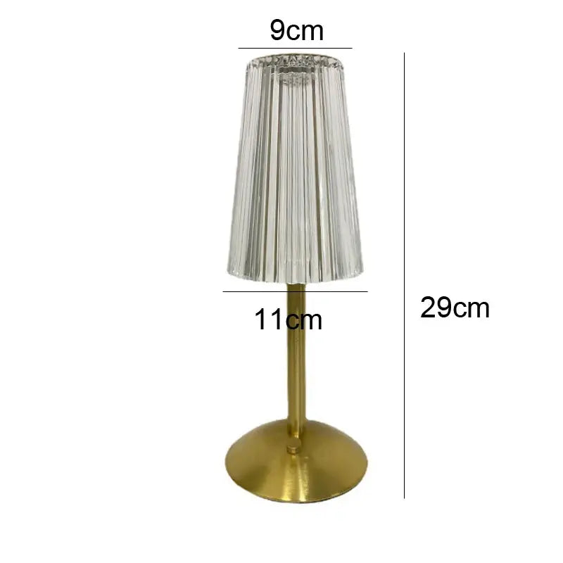 Elegant Crystal Table Lamp LuminousLivingStyle