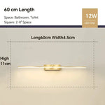 Luxury Golden Bathroom Wall Lamp LuminousLivingStyle