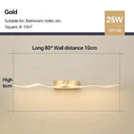 Luxury Golden Bathroom Wall Lamp LuminousLivingStyle