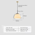 Modern Nordic Cream Pendant Light LuminousLivingStyle