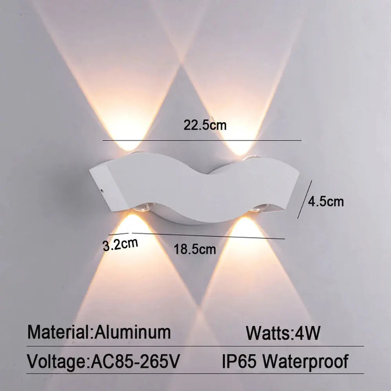 Nordic Minimalist Led Wall Lamp LuminousLivingStyle