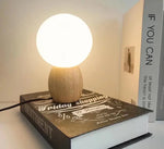 Nordic White Glass Table Lamp LuminousLivingStyle