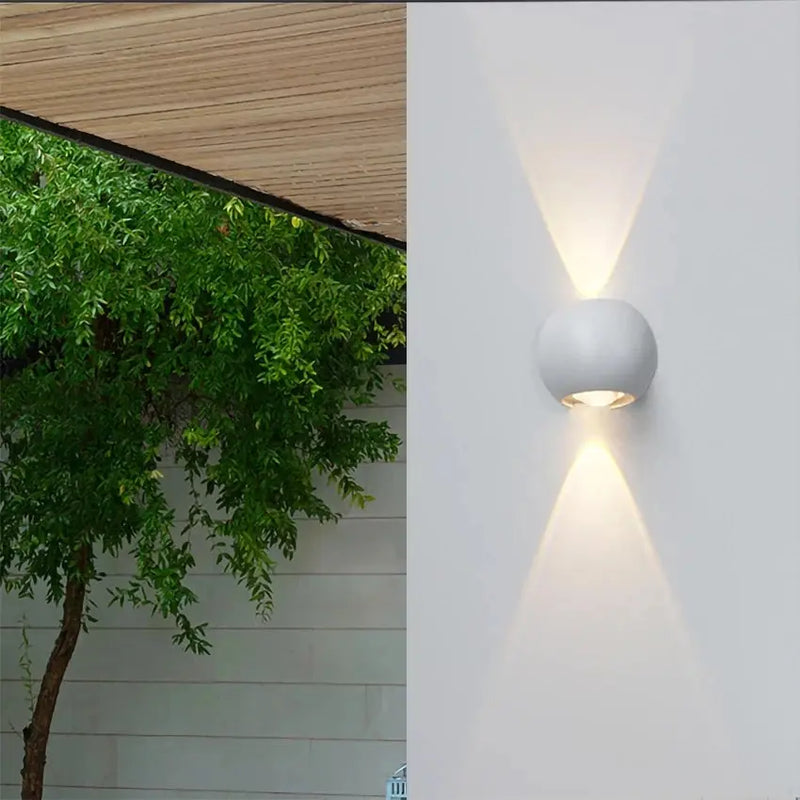 Round Ball Led Wall Light LuminousLivingStyle