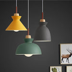 Rustic Wooden Art Pendant Lamp LuminousLivingStyle