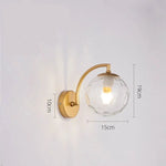 Modern Glass Ball Wall Lamp