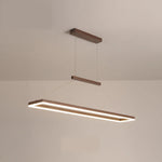 Sleek Rectangular LED Chandelier