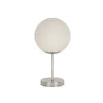 Minimalist White Glass Table Lamp