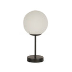 Minimalist White Glass Table Lamp