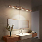 Natural Wood Led Mirror Lamp LuminousLivingStyle