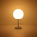 Minimalist White Glass Table Lamp