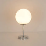 Minimalist White Glass Table Lamp