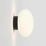 Simple White Glass Ball Wall Lamp