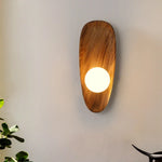 Rustic Wood Vintage Wall Lamp