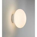 Simple White Glass Ball Wall Lamp