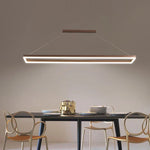 Sleek Rectangular LED Chandelier