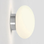 Simple White Glass Ball Wall Lamp