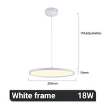 Simple Round Aluminum Pendant Lamp