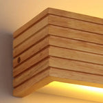 Sleek Wooden Mirror Light LuminousLivingStyle