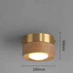 Walnut and Ash Wood Ceiling Light LuminousLivingStyle